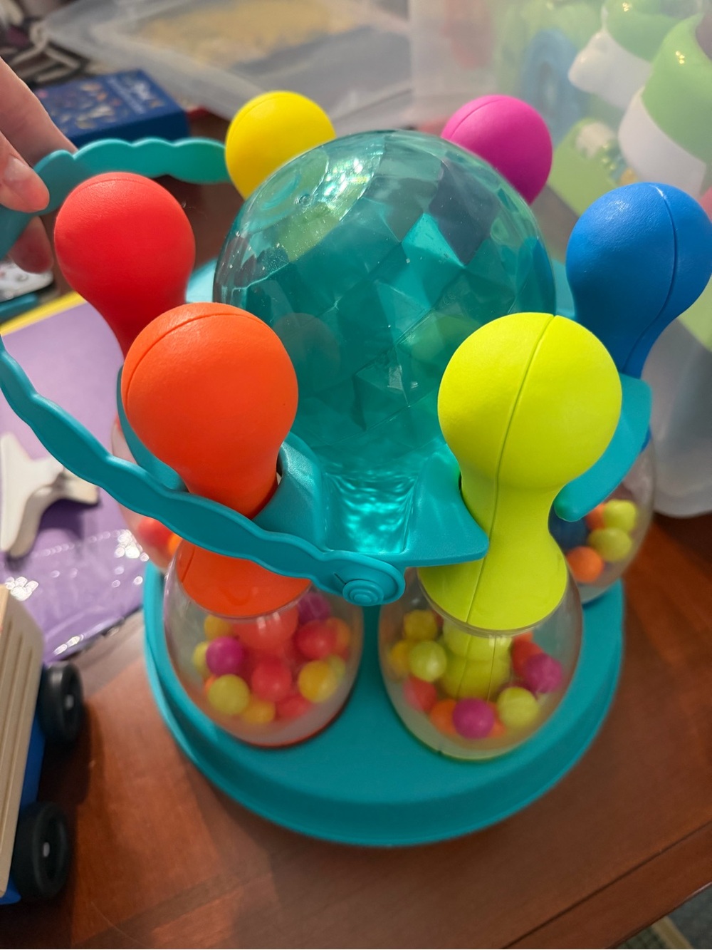 Bright Multi-color bowling set